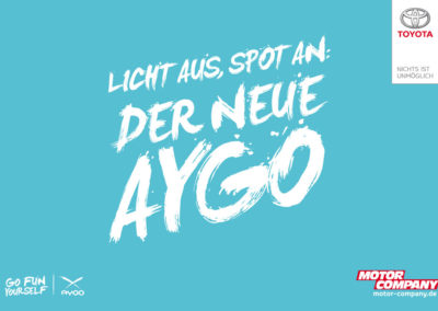 Motor Company Toyota Aygo Streetpromotion Tour