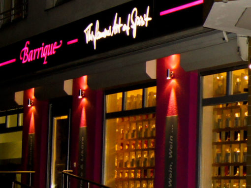 Leuchtwerbung Barrique Lichtenrade