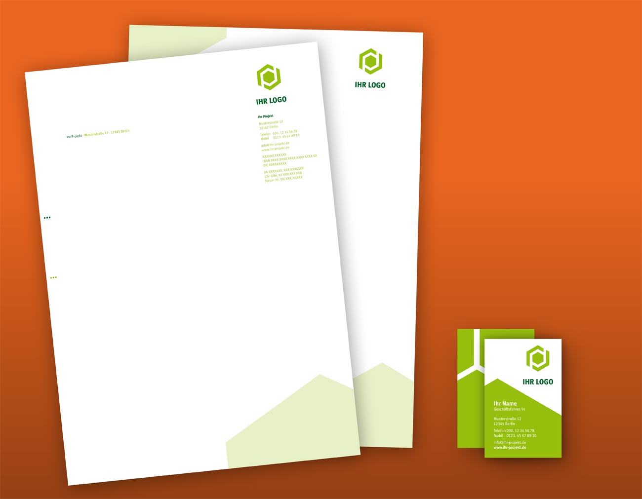 Geschäftsausstattung, Briefbogen & Visitenkarten