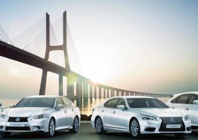 Aussenwerbung Megalight Lexus Forum Dresden