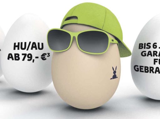 Anzeigenserie Motor Company „Ostern – Muttertag – Vatertag“